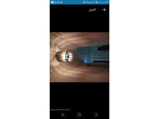 نجفه انتيكا زجاج فاميه بحاله ممتازه