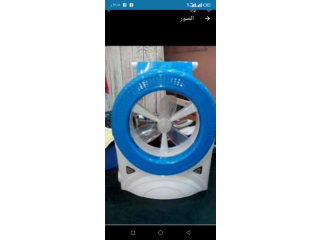 مروحه اباجوره اثنين في واحد تعمل بالشحن بالكهرباء