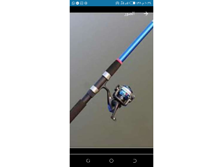 سناره صيد فايبر 2 متر بالماكينه خدمه شقه