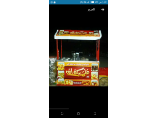 عربيه بيع ماكولات بمشتملاتها